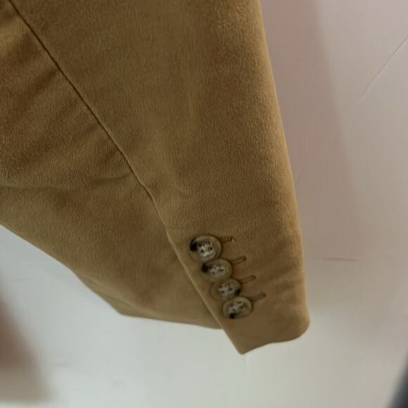 BANANA REPUBLIC 100% POLYESTER TAN BLAZERS SIZE M‎ - Picture 4 of 9